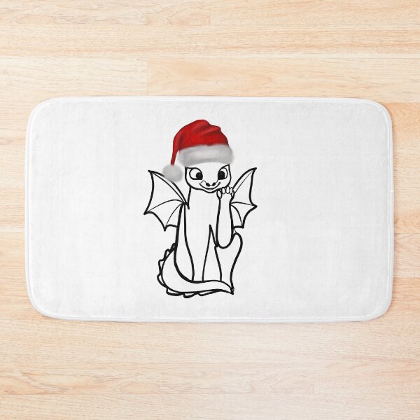 Item preview, The sweet dragon is wearing a Santa hat designed and sold by Fauraarts.
