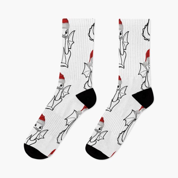 Item preview, The sweet dragon is wearing a Santa hat designed and sold by Fauraarts.