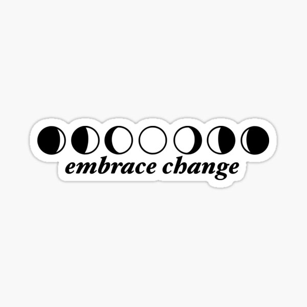 Item preview, Embrace Change Moon Phases designed and sold by TurtleFishArt.