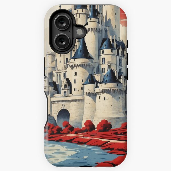 Item preview, Loire Valley Chateaux France Vintage Poster Tourism  designed and sold by TravelersGems.