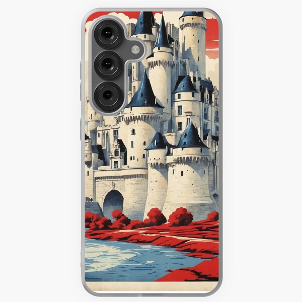 Item preview, Loire Valley Chateaux France Vintage Poster Tourism  designed and sold by TravelersGems.