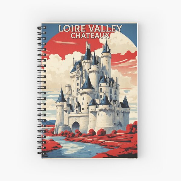 Item preview, Loire Valley Chateaux France Vintage Poster Tourism  designed and sold by TravelersGems.