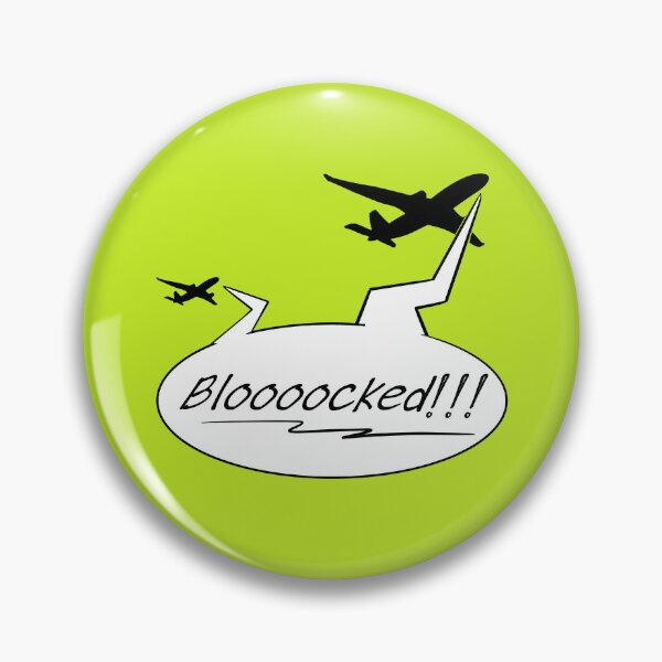 Item preview, How do all the pilots say Blocked the same? On lime. designed and sold by AdventuresOy.