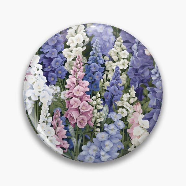 Aperçu de l'œuvre Jardin frais par Ethereaf-Delphinium créée et vendue par Ethereaf.