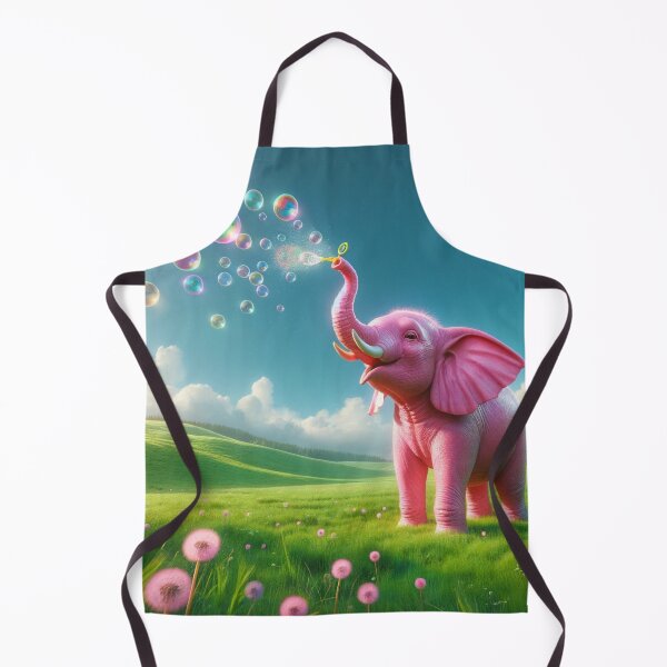 Item preview, Pink Elephant blowing bubbles designed and sold by bradm50.