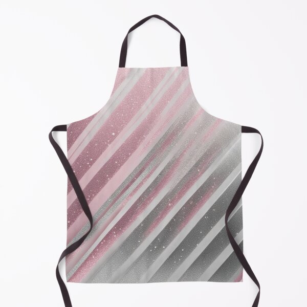 Item preview, Light Pink Silver Striped Pattern designed and sold by Simplybe1.