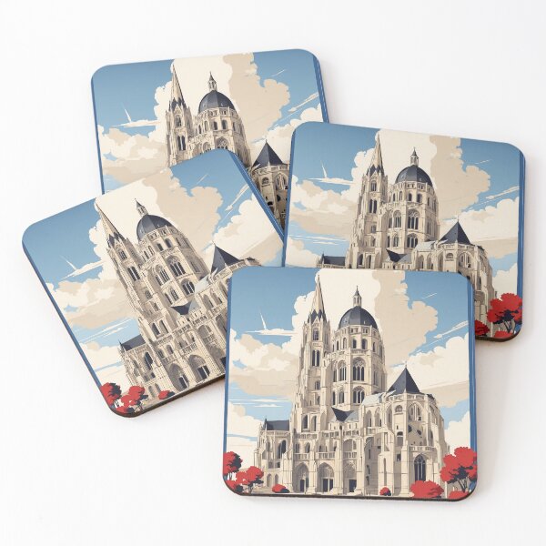 Item preview, Caen France De Paris Vintage Poster Tourism  designed and sold by TravelersGems.