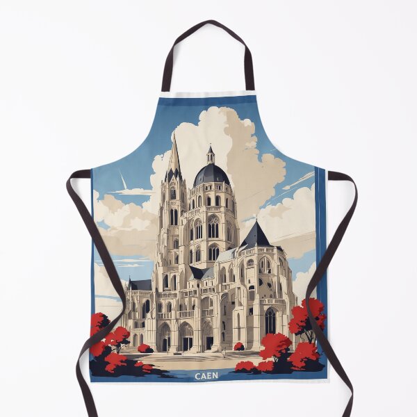 Item preview, Caen France De Paris Vintage Poster Tourism designed and sold by TravelersGems.