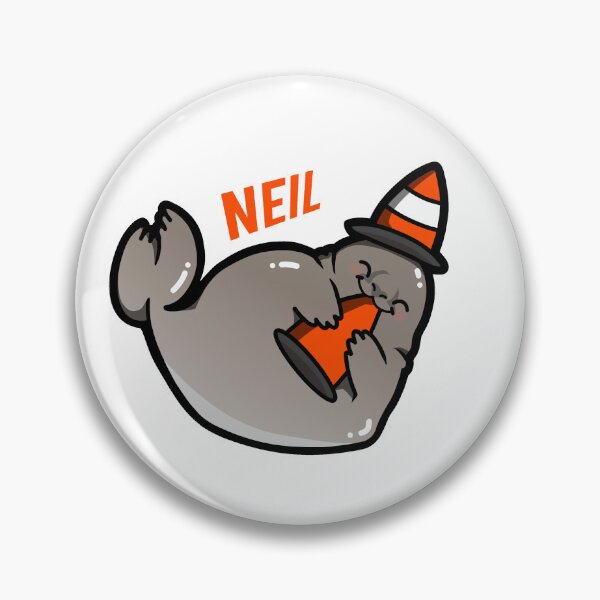 Item preview, Neil the Seal designed and sold by Mint Garden.