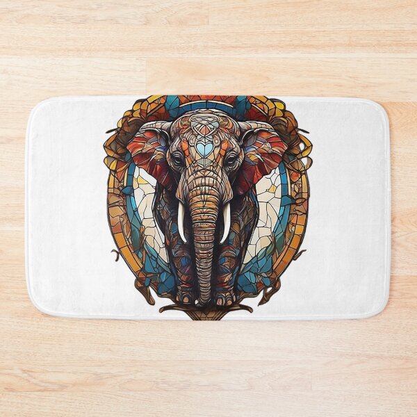 Item preview, Stained Glass Elephant designed and sold by likbatonboot.