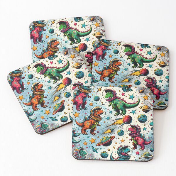 Item preview, Astro-Dino Odyssey - Space Explorer Pattern designed and sold by inkArtistryfine.