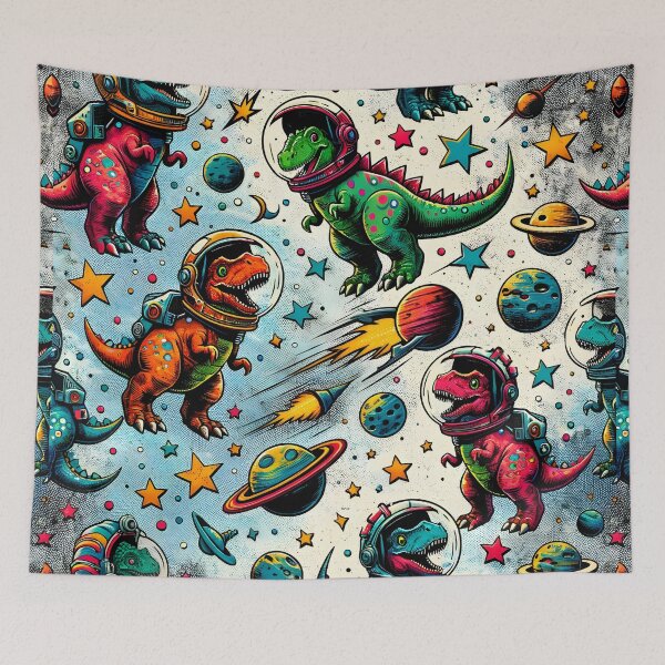 Item preview, Astro-Dino Odyssey - Space Explorer Pattern designed and sold by inkArtistryfine.
