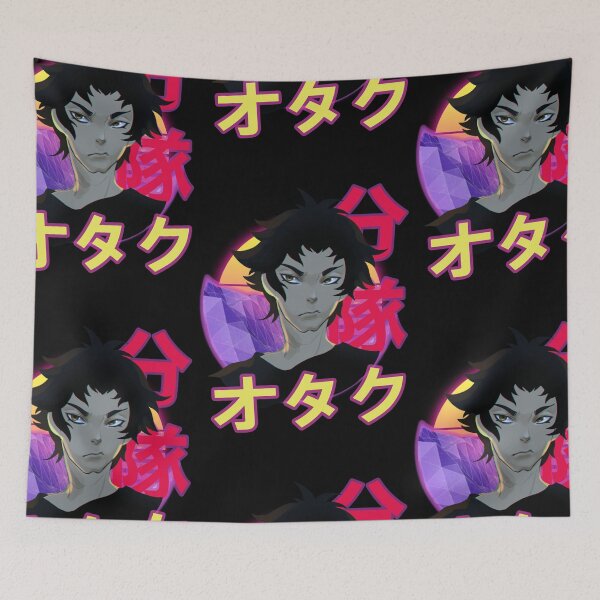 Item preview, Akira Fudo Devilman Crybaby Retro Sunset Design designed and sold by Wafusaurus.