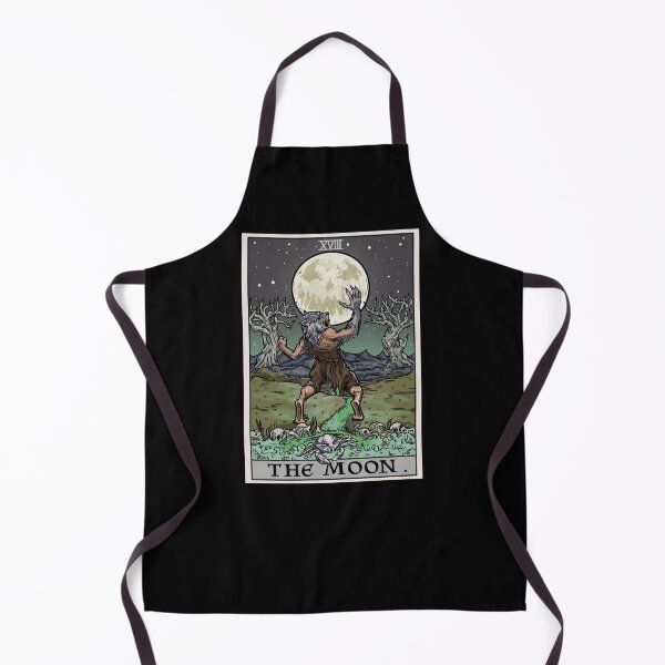 Item preview, The Moon Tarot Card Gothic Halloween Werewolf Gothic Horror designed and sold by taaddison50.