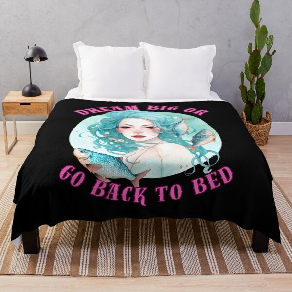 Item preview, Dream Big Or Go BacWhere Reality And Fantasy Collidek To Bed. pisces birthday designed and sold by ZodiacWonders.