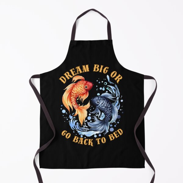 Item preview, Dream Big Or Go BacWhere Reality And Fantasy Collidek To Bed. pisces fish designed and sold by ZodiacWonders.