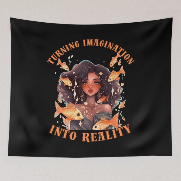 Item preview, Turning Imagination Into Reality. pisces season designed and sold by ZodiacWonders.