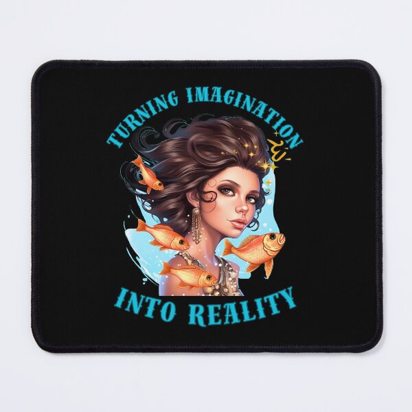 Item preview, Turning Imagination Into Reality. pisces quote designed and sold by ZodiacWonders.