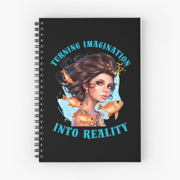 Item preview, Turning Imagination Into Reality. pisces quote designed and sold by ZodiacWonders.