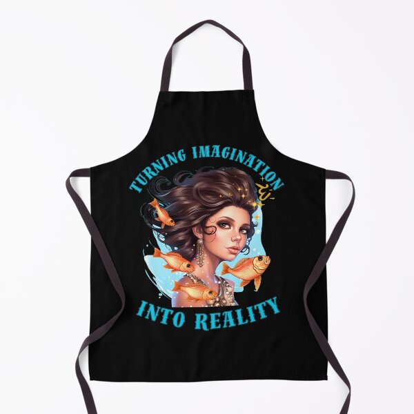 Item preview, Turning Imagination Into Reality. pisces quote designed and sold by ZodiacWonders.