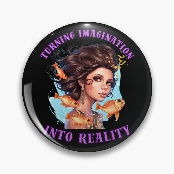 Item preview, Turning Imagination Into Reality. pisces personality designed and sold by ZodiacWonders.