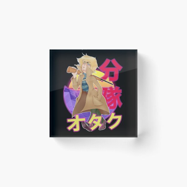 Item preview, Ryo Asuka Devilman Crybaby Retro Sunset Design designed and sold by Wafusaurus.
