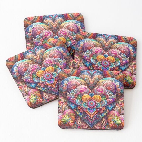 Item preview, Kaleidoscopic Heart Fusion designed and sold by NAFDesigns.