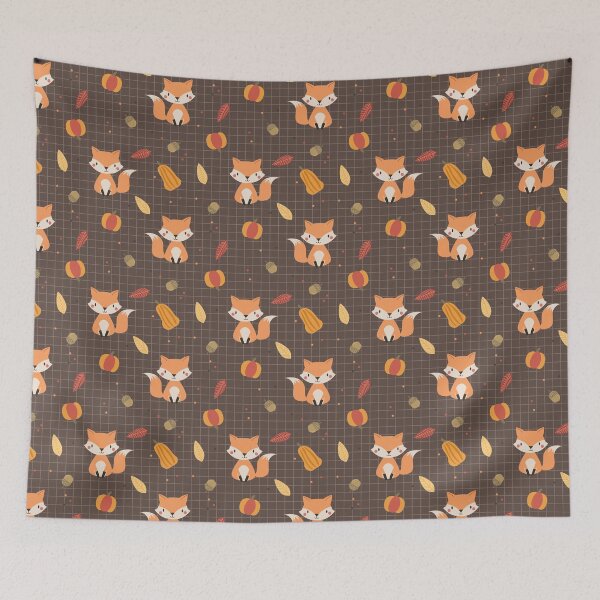 Item preview, Halloween Fox Pattern designed and sold by FoxVibes.