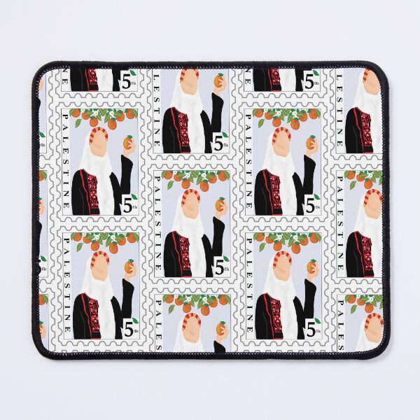 Item preview, Palestinian woman postage designed and sold by Red Poppy Girl.