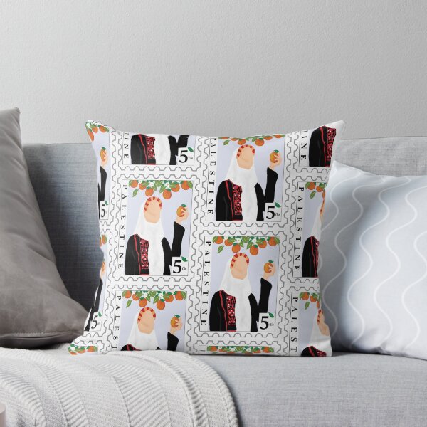 Item preview, Palestinian woman postage designed and sold by Red Poppy Girl.