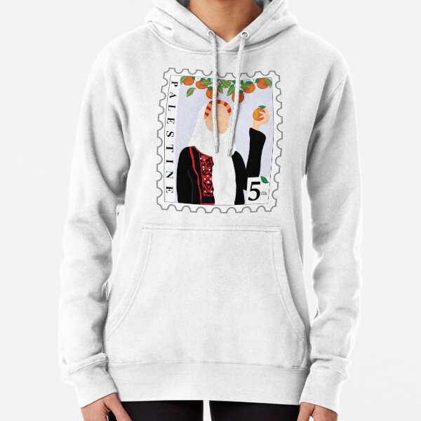 Item preview, Palestinian woman postage designed and sold by Red Poppy Prints.