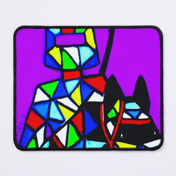 Item preview, Ned Kelly & trusty steed in many colours (mondrian style) designed and sold by EJCairns.