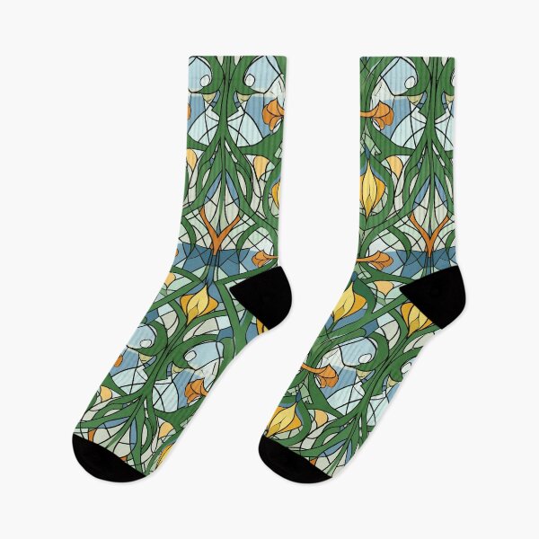 Item preview, Art Deco Nouveau Inspired Floral Tapestry designed and sold by digitalvintage.