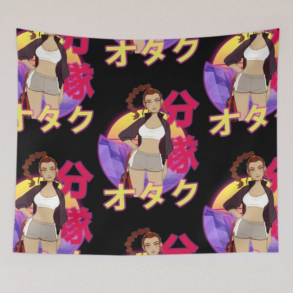 Item preview, Miki Kuroda Devilman Crybaby Retro Sunset Design designed and sold by Wafusaurus.