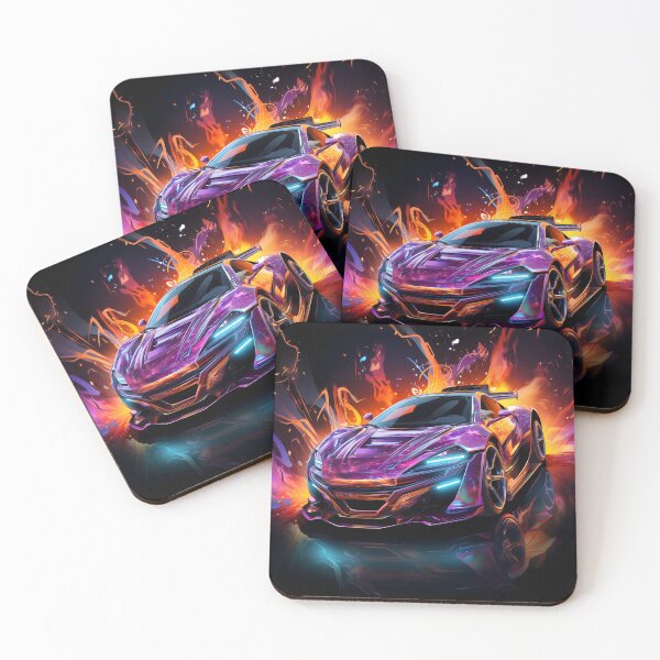 Item preview, Neonic Futuristic Car designed and sold by Sp3ctrumOfColor.