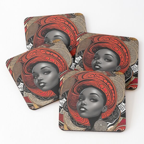Item preview, Mujer africana enamorada designed and sold by Wallisart.