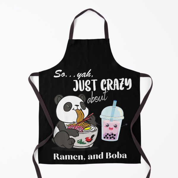 Item preview, So... yah, just crazy about Ramen and Boba Design designed and sold by Giggle Crafts Co.