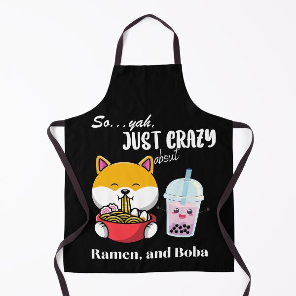 Item preview, So... yah, just crazy about Ramen and Boba Design designed and sold by Giggle Crafts Co.