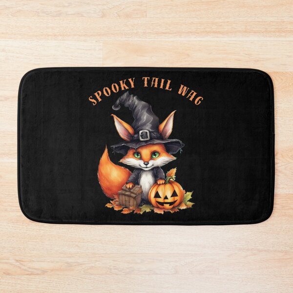 Item preview, Spooky Tail Wag. fox portrait designed and sold by FoxVibes.