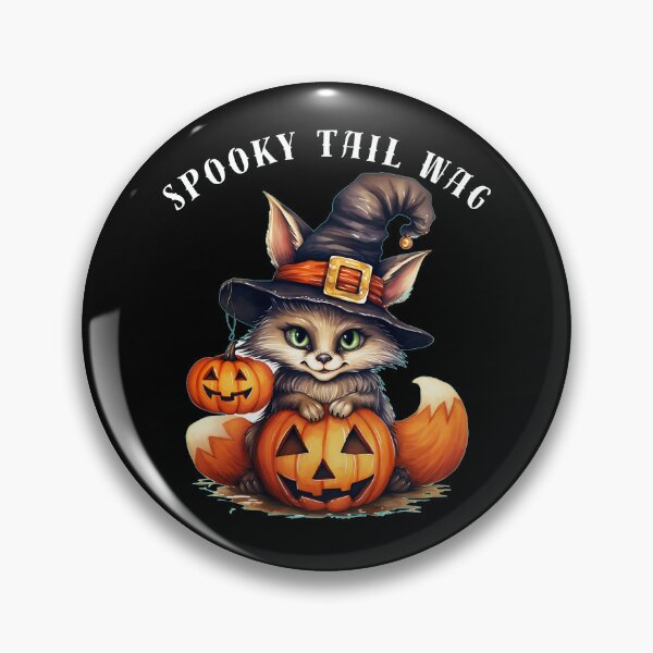 Item preview, Spooky Tail Wag. fox saying designed and sold by FoxVibes.