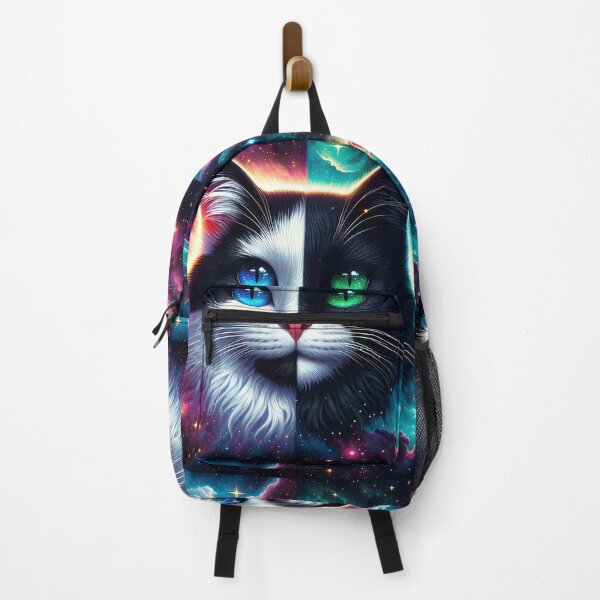 Item preview, Cosmic Gaze - Celestial Feline Majesty" designed and sold by inkArtistryfine.