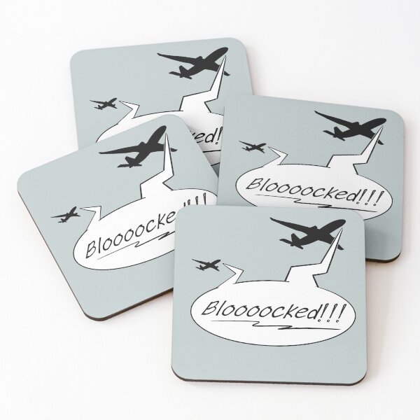 Item preview, How do all the pilots say Blocked the same? On gray. designed and sold by AdventuresOy.