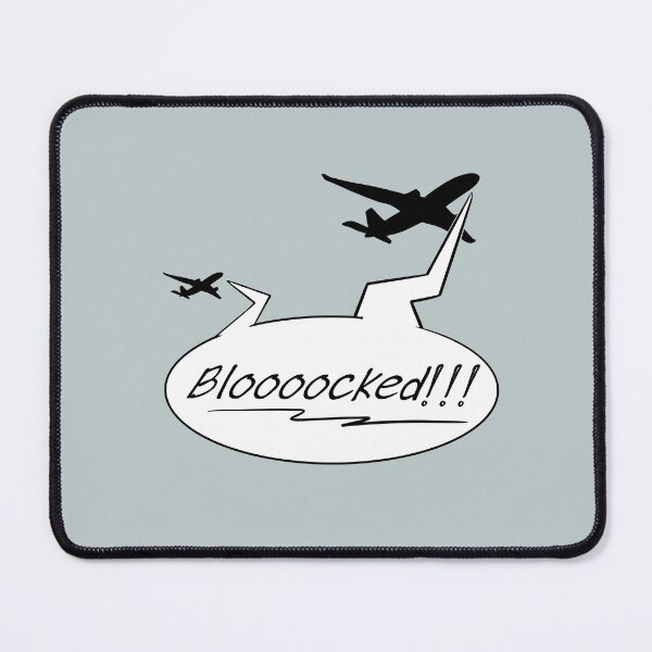 Item preview, How do all the pilots say Blocked the same? On gray. designed and sold by AdventuresOy.