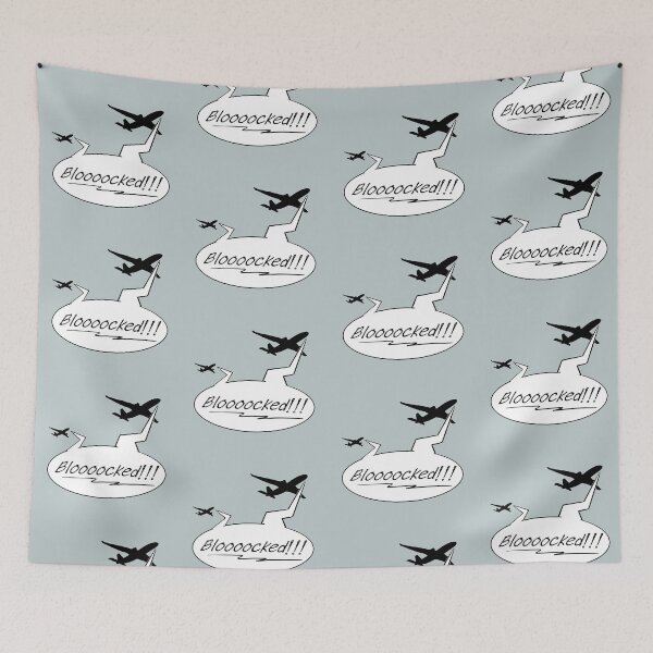 Item preview, How do all the pilots say Blocked the same? On gray. designed and sold by AdventuresOy.