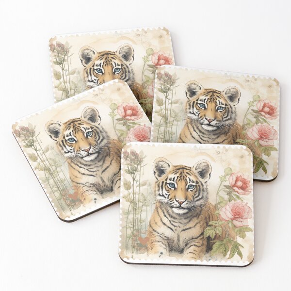 Item preview, Tiger stamp designed and sold by zebra design.