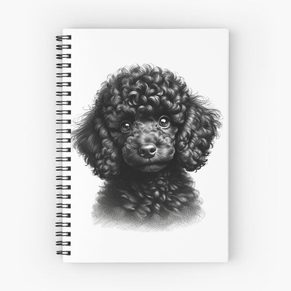 Item preview, Black Poodle Drawing  designed and sold by CharmStudio.