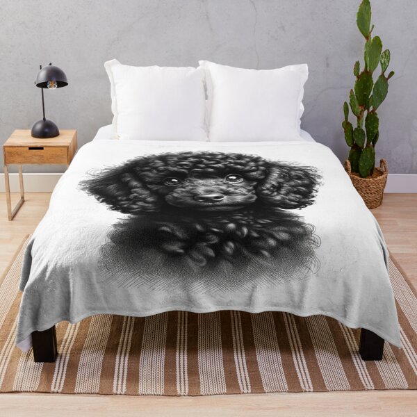 Item preview, Black Poodle Drawing designed and sold by CharmStudio.