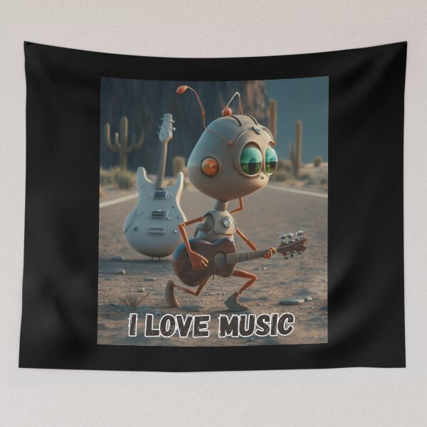 Item preview, I love music designed and sold by beerbrother.