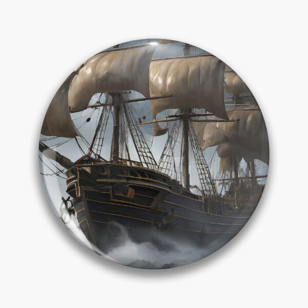 Item preview, Pirate ship in the storm designed and sold by Wallisart.
