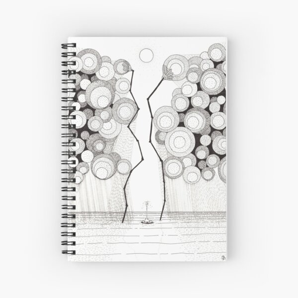 Sunbathing Spiral Notebook
